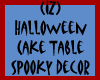Cake Table Spooky Decor