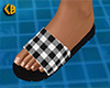 BW Plaid Sandals (F)