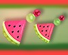 MAU/ WATERMELON EARRINGS