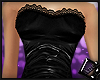 :L:Black shiny corset