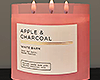 Apple Charcoal Candle