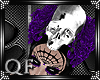 {Q} Gothic Skull~Purple3