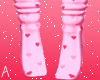 A| VDAY Socks Pink