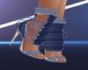 Jean Sandal Heels