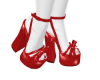 L! GIRLY HEELS RED