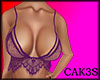 sexy purple lace top