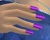 Purple Shine Nails