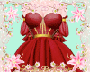 spring mini dress red