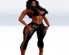 TNM black leather Capri