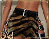Rocker Black Gold Skirt