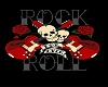 rock n roll kiss pillow