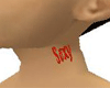 M&f  Sexy  neck tat(MA)