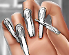 FG Metallic Nails Silver
