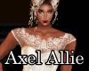 AA Cream Lace Ball Gown