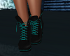 Showy Teal Boots