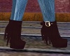 Brown Fringe boots