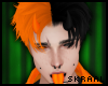 S| Orange/Black Horns