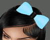 BLUE BOW HAIRBAND