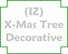 (IZ) X-Mas Tree Decor G
