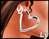 *LY* Love Silver Earring