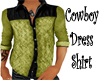 Cowboy Dress Shirt Yello