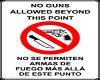 No guns poster.