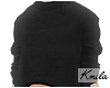 |K Crop Sweater Black