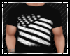 Black USA Flag Tee