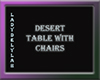 LD Desert Table with cha