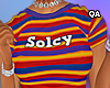 'Solcy' Stripes Tee F