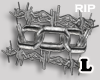 R. Barbed wire L