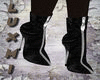 Black Silk Boots