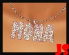 Mona name necklace