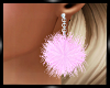 X.Pink Fluffy Earrings