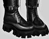Black Punk Leather Boots