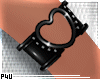 -P- PVC Heart Bracelet R
