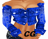 *CG* Blue Sexy Jacket
