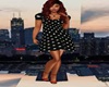 B&W DOT DRESS