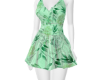 Green Floral Frock
