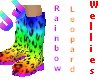Rainbow Leopard Wellies!