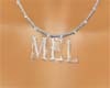 *N* Name necklace Mel