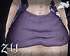 Z. Fur skirt ✮ lilac