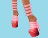 Chloe Strap Boots Pink