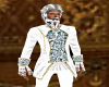 royality white suit top