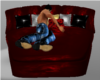 Animated Cuddle Bed Red