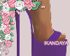 K•Expose Purple Heels