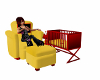 Elmo Chair & Crib
