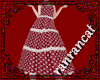 +long dress dot red