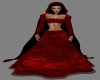 Red Gown w/Cloak