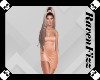 Silk Mini Dress Orange